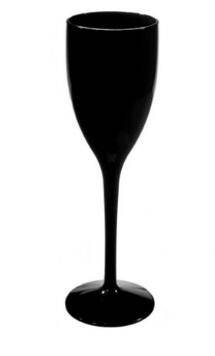 Kieliszek pc champagne black 12CL/10CL