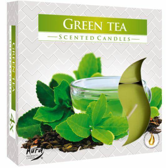 Świece zapachowe zielona herbata 