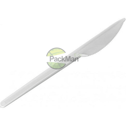 Nóż plastikowy biały Noże jednorazowe