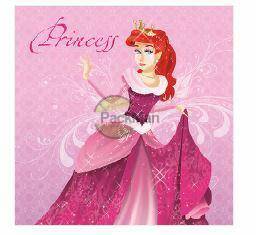 serwetki 33x33 Pink Princess with Red Hair (Zdjęcie 1)