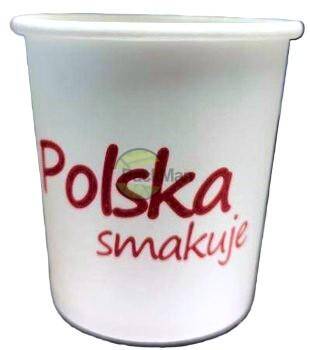 Kubek 100/120m papierowy Polska smakuje