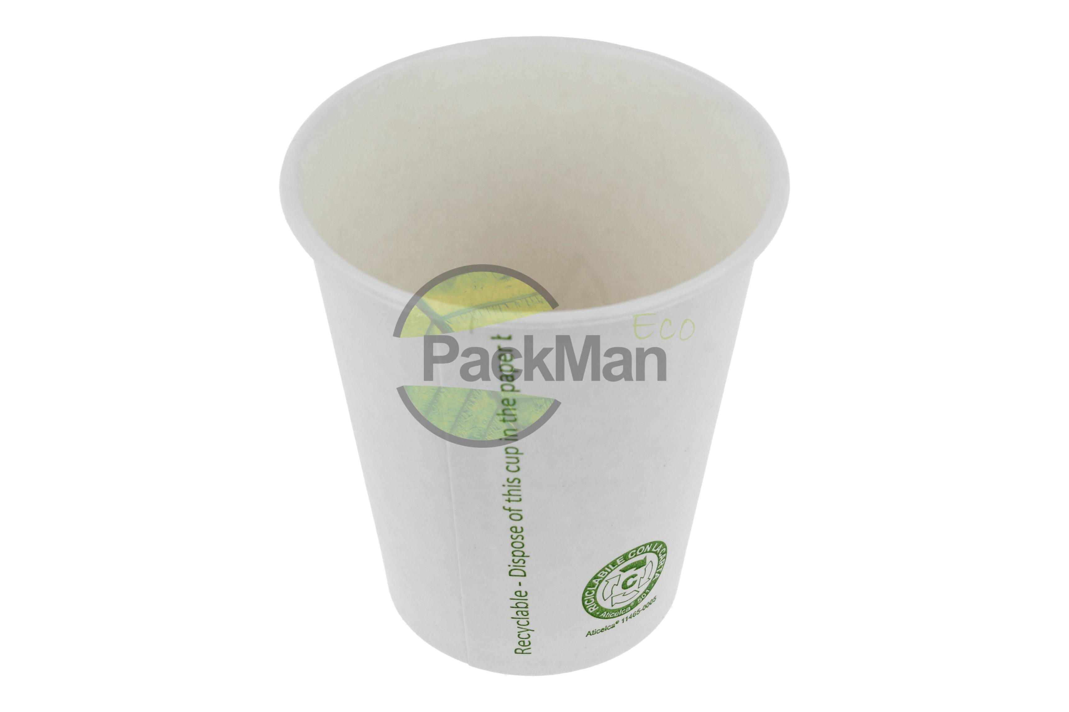 Kubek 250ml papier PF Green Leaf Plastic (Photo 6)