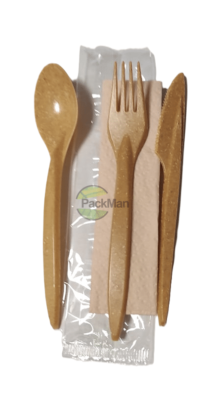 WPC confection - (knife, fork, spoon and napkin)