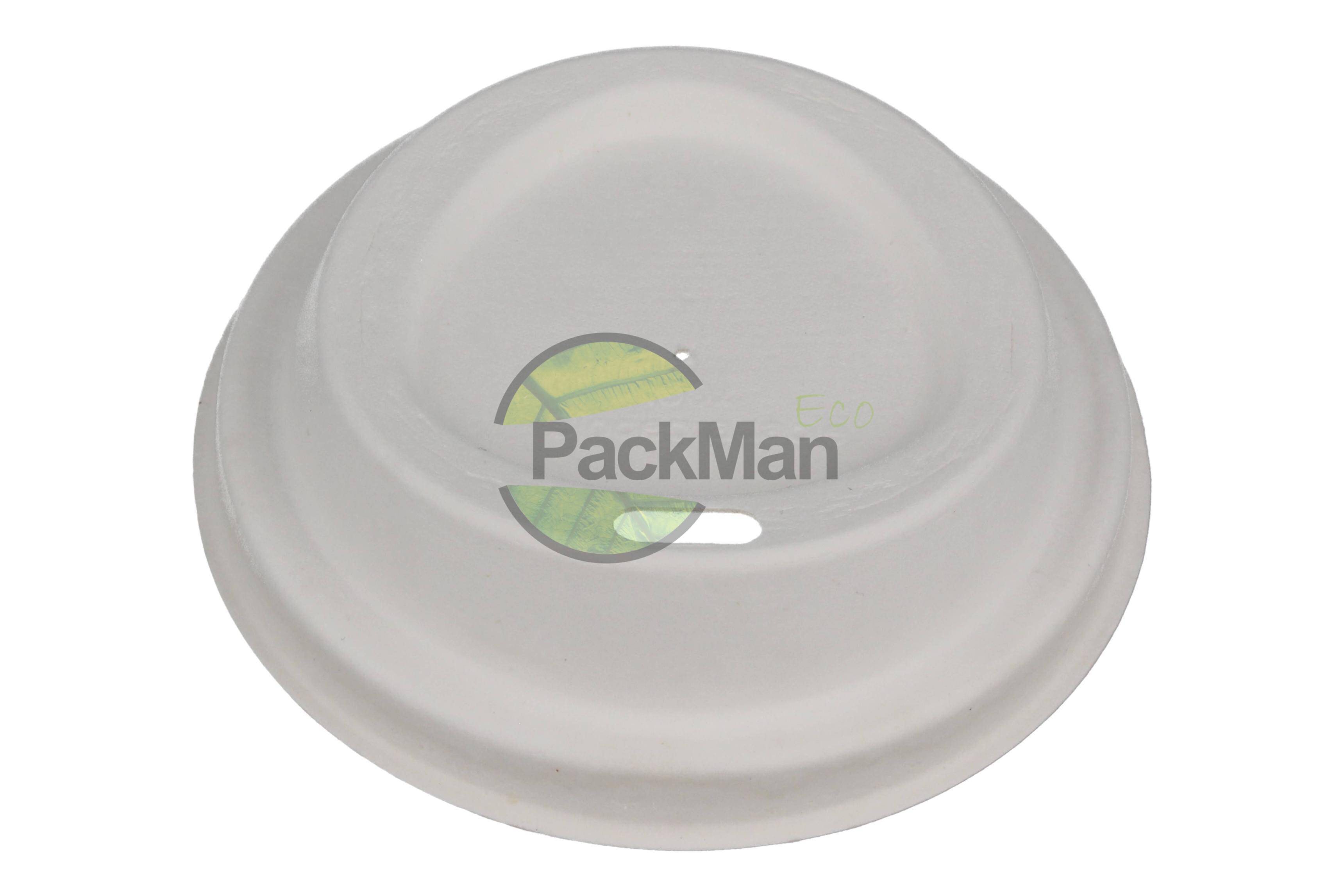 Ökodeckel 80mm aus Zuckerrohr 45122