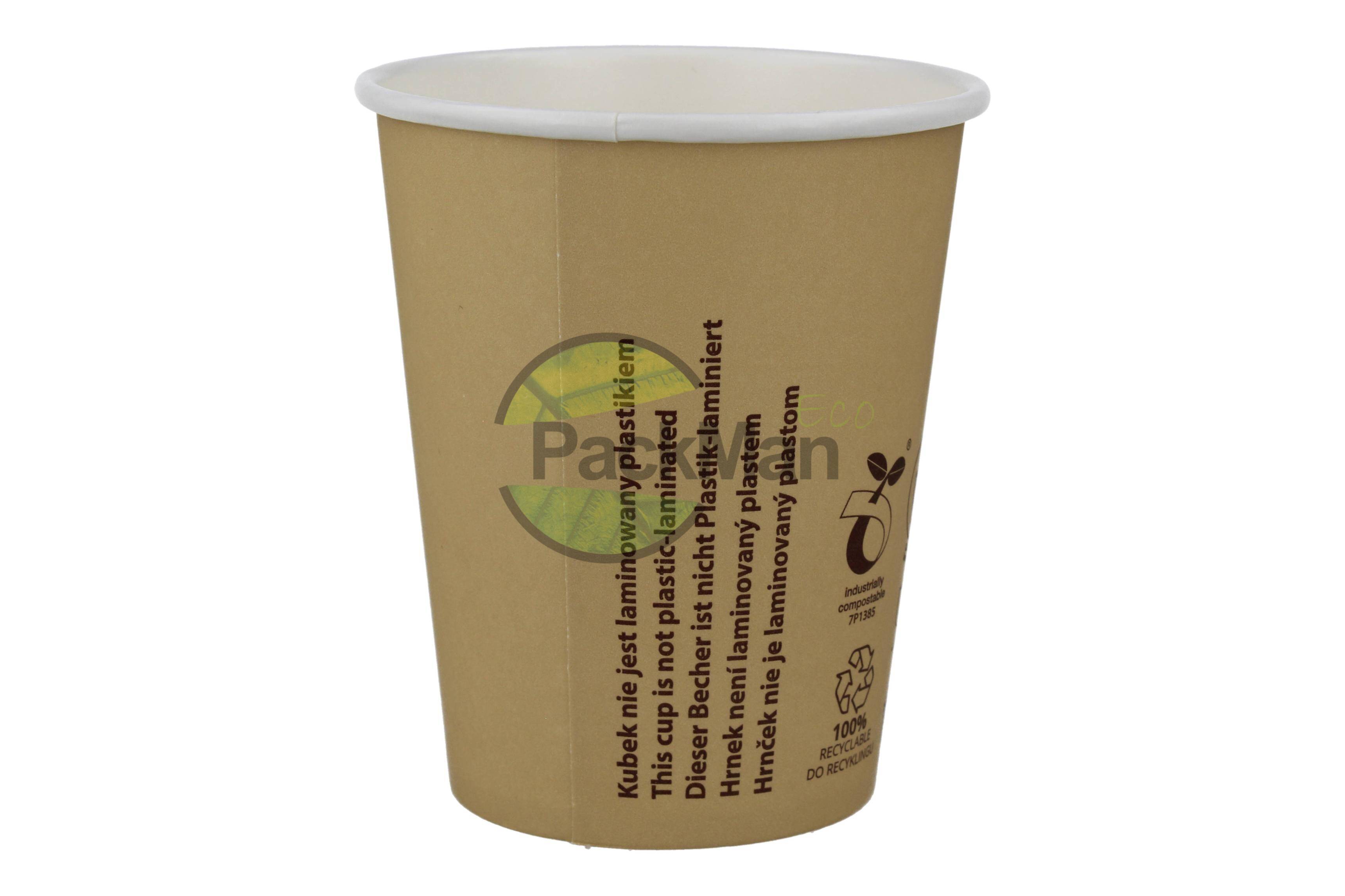 Kubek 300ml papier brązowy PF B15386