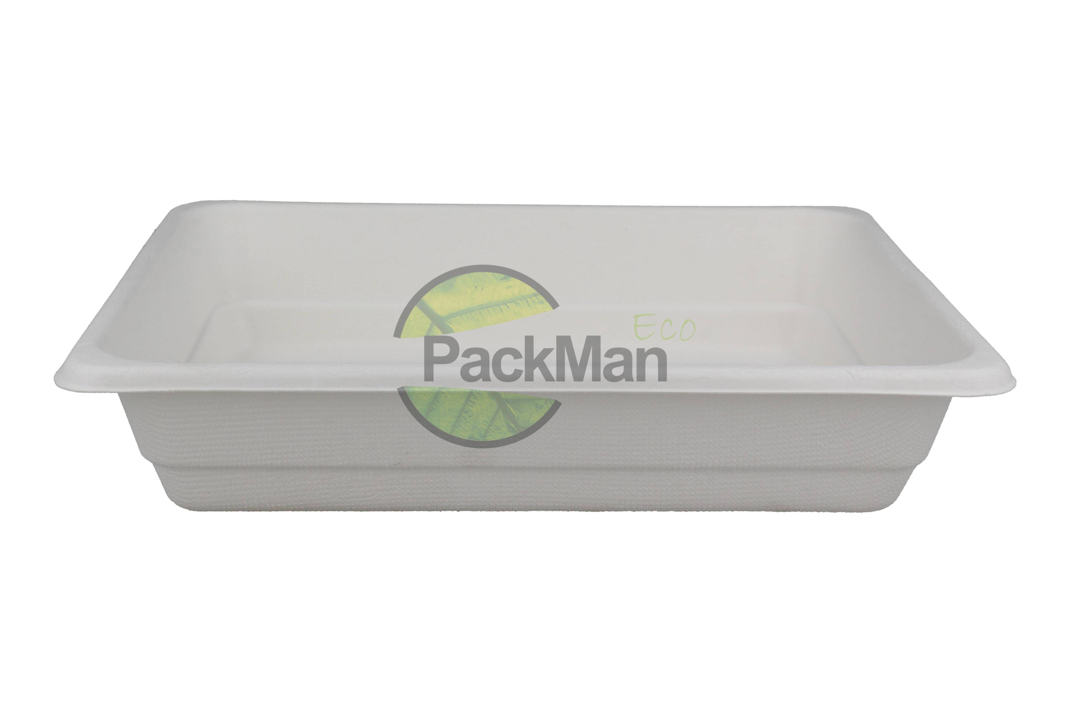 Wood pulp container T-1, 227x178x50mm