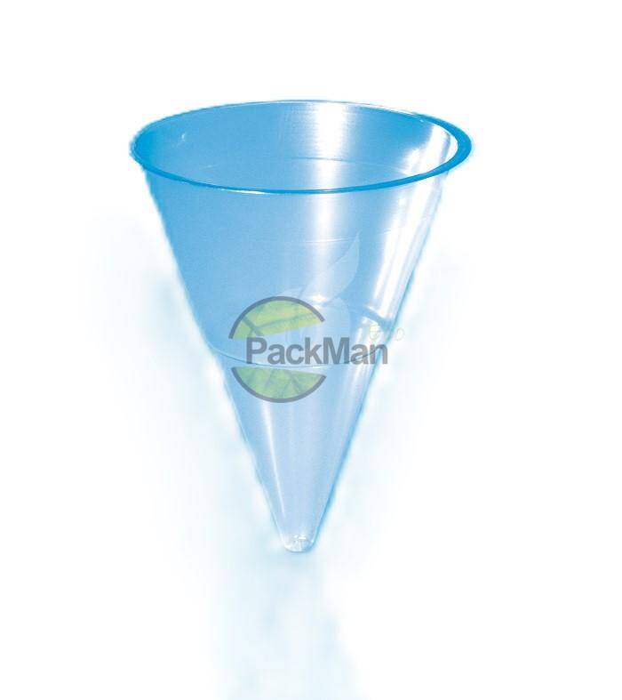 Conical cup blue pp 115ml Propac