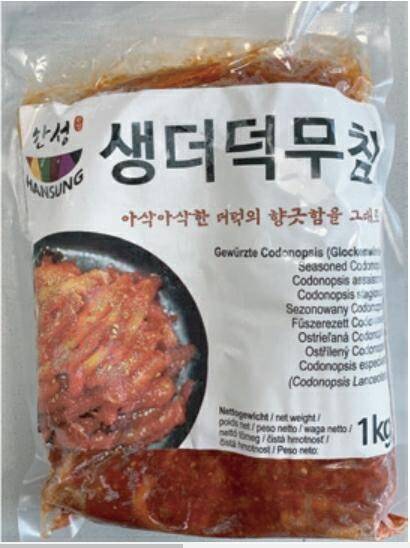 Kimchi korzeń bellflower duduk 1kg