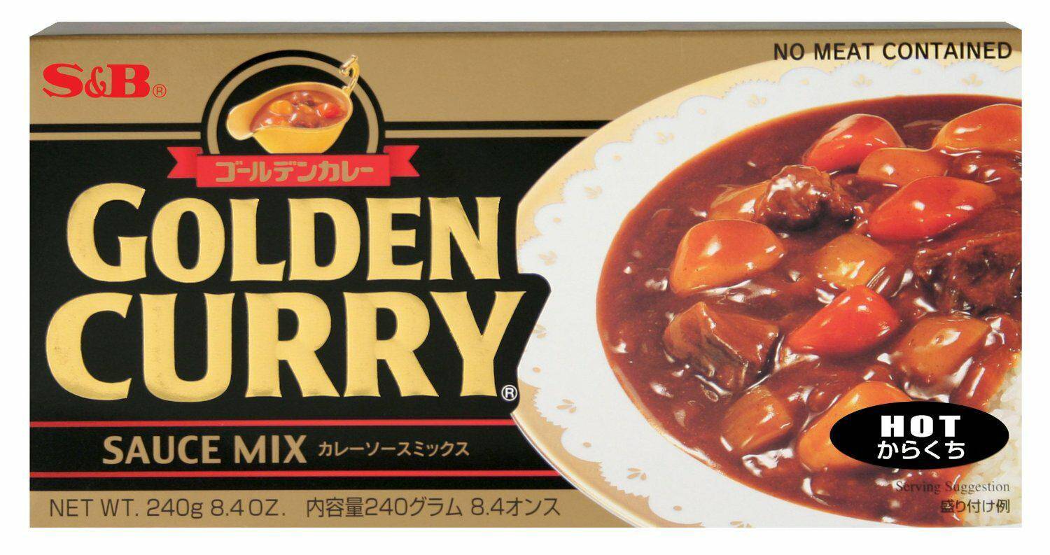 S&B Golden Curry ostre 220g
