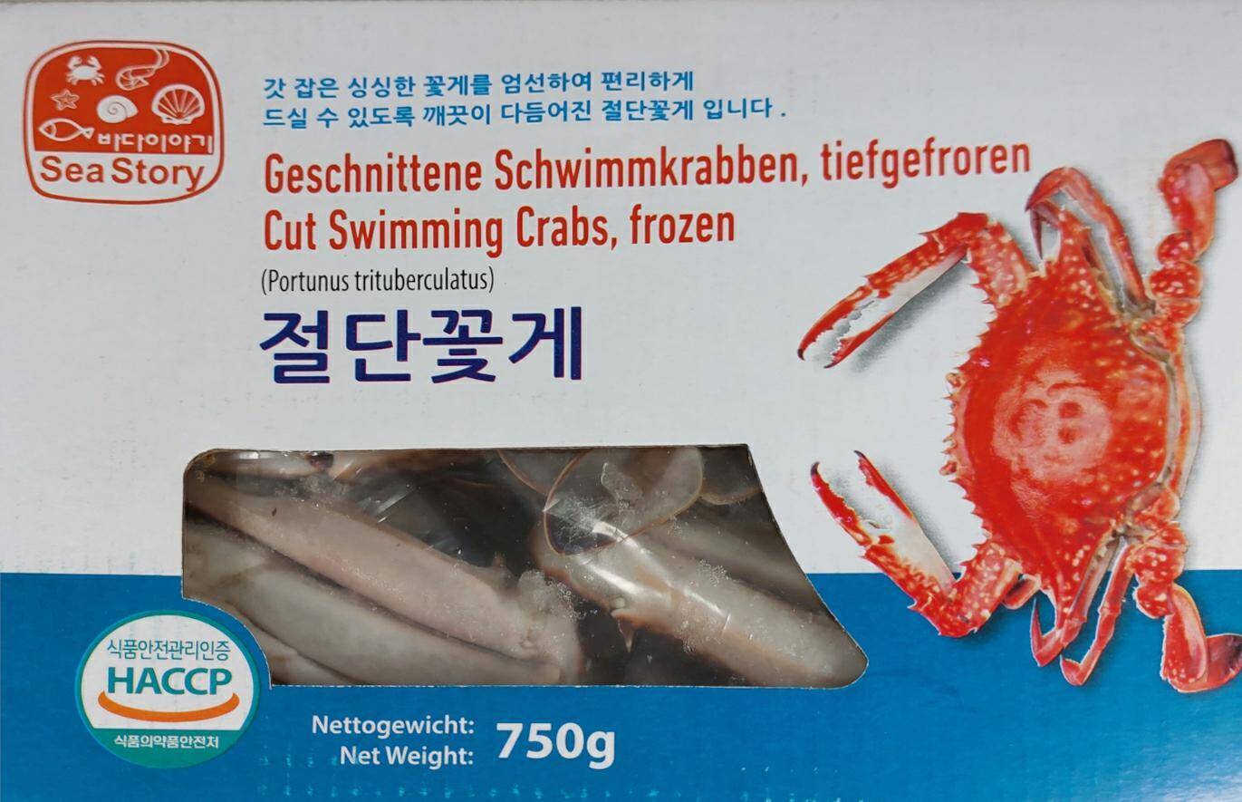 Kraby cięte (6-10stk) 25% glazury 1kg