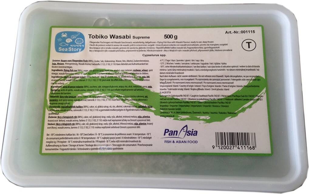 Tobiko Wasabi EU 500g