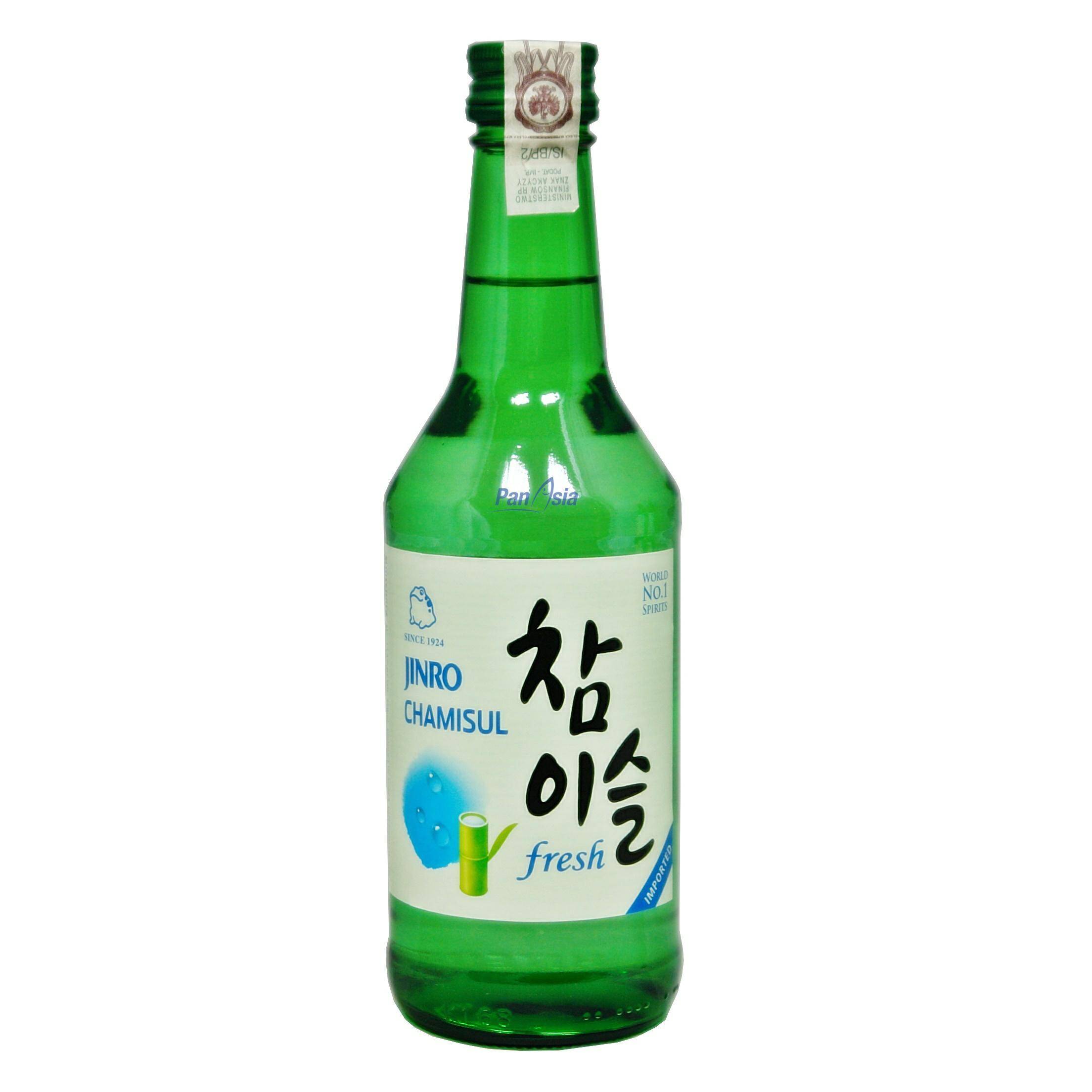 Jinro Soju Chamisul Fresh (16,9%alk) 350ml 