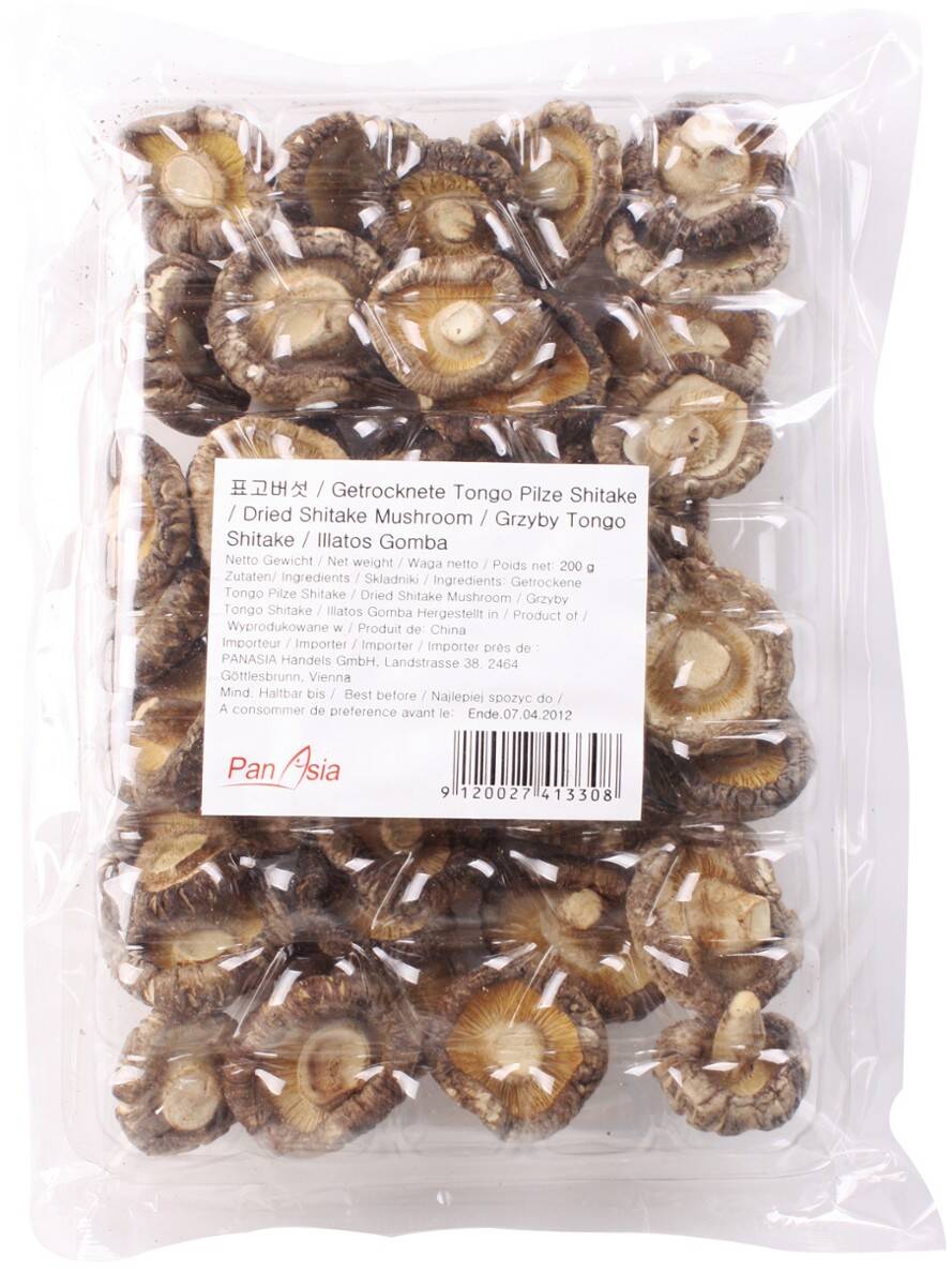 Mushrooms Tongo Shitake 4-5cm 200g 표고버섯