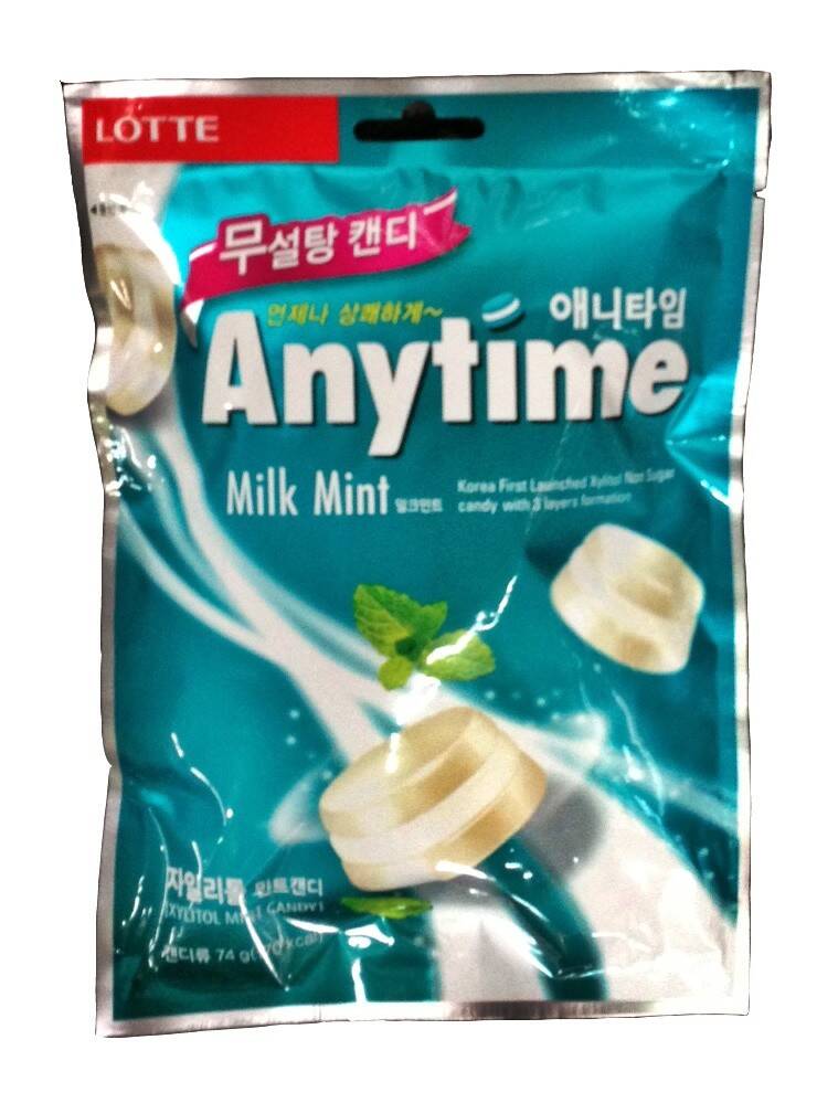 Candy Anytime `Lotte` Mint / Milk 애니타임(사탕)