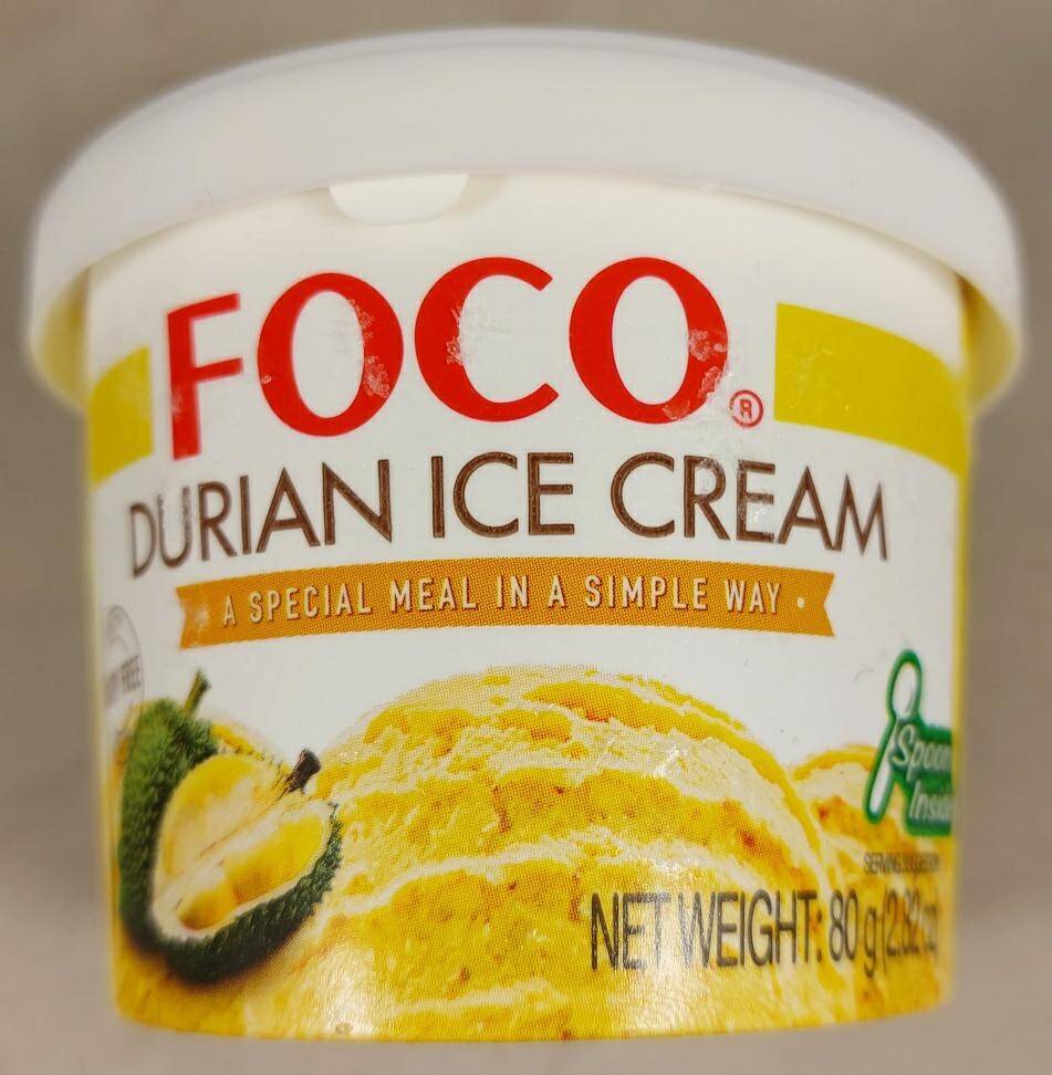 FOCO Lody o smaku Durian mały kubek 80g (Photo 1)
