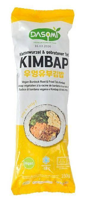 DASOMI Kimbab Tofu z Łopianem wegańskie