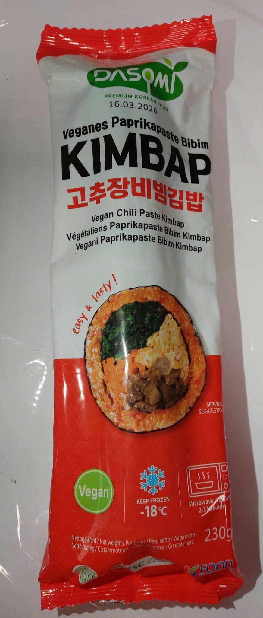 DASOMI Kimbap Wegański Gochujang