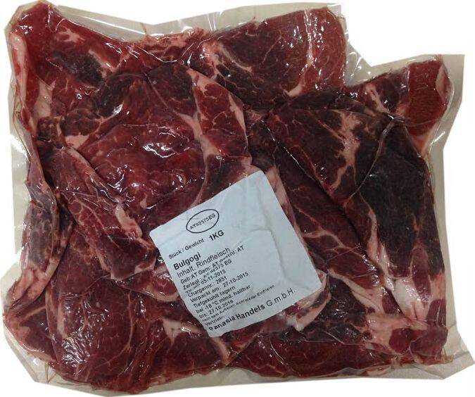 PANASIA Bulgogi mięso wołowe 1kg