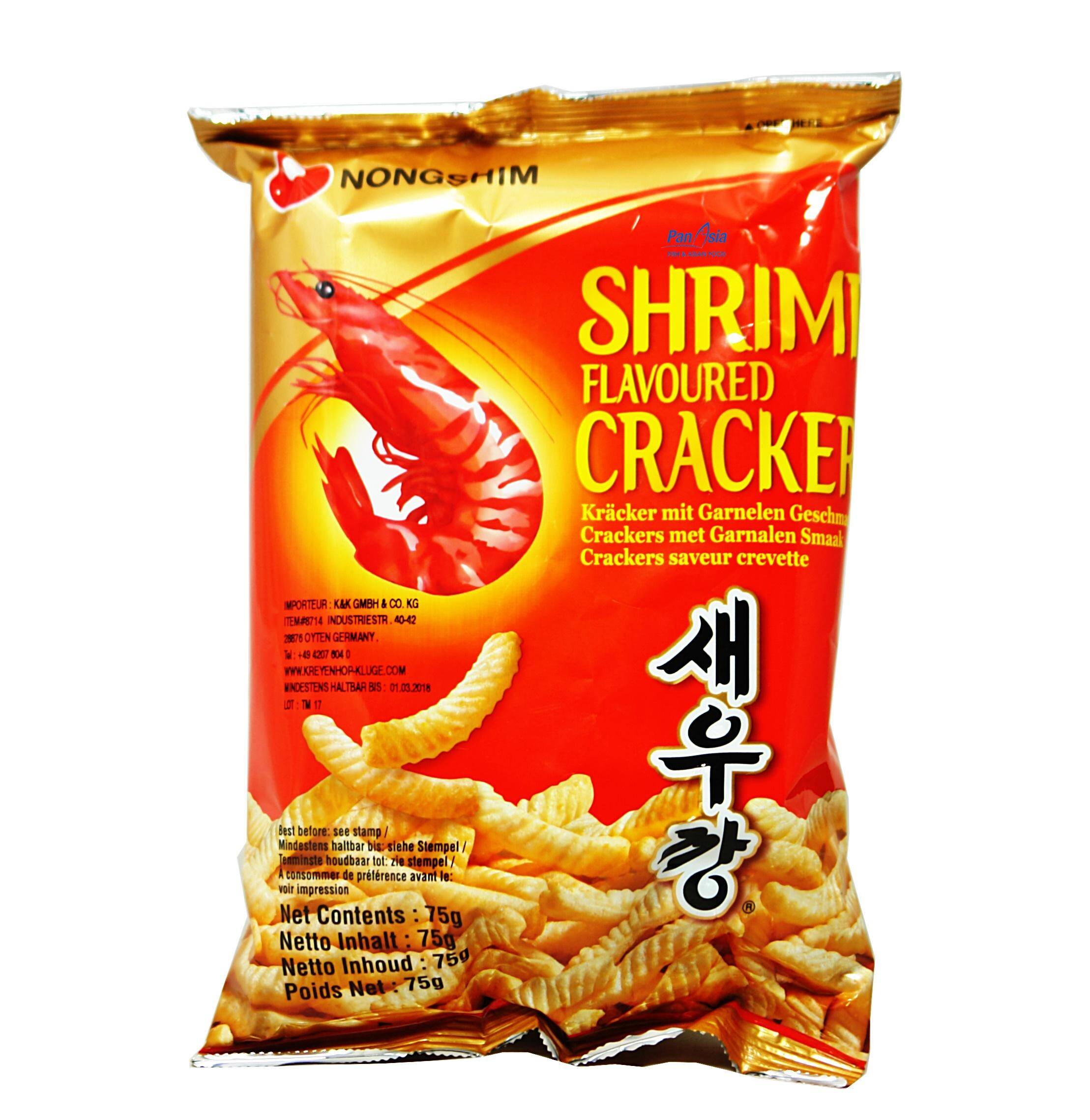 NONG SHIM Chipsy krewetkowe Shrimp (Zdjęcie 1)