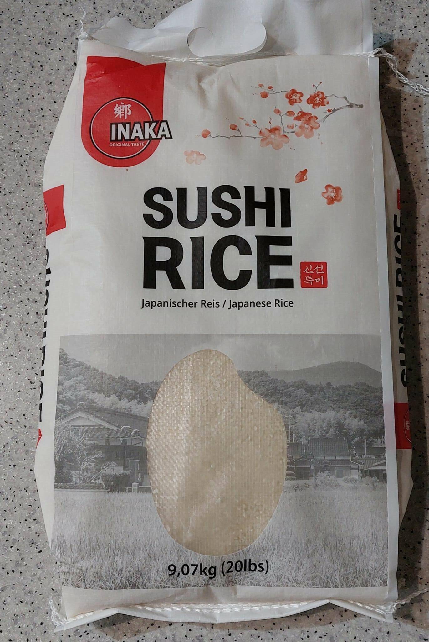 Inaka Ryż Średnioziarnisty do Sushi 9,07kg (Zdjęcie 1)