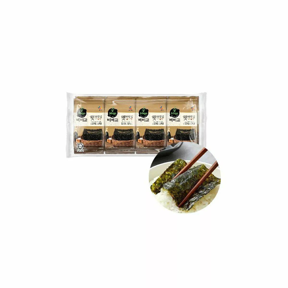 비비고 햇바삭김 재래김 (5g x 8) 40g