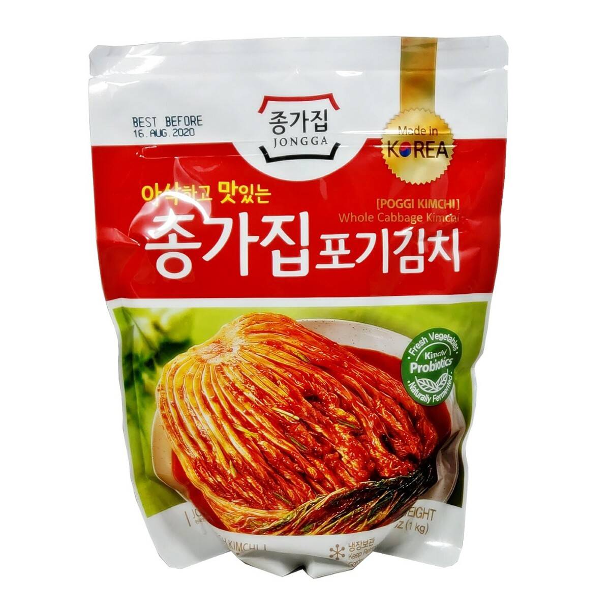 JONGGA Kimchi Kapusta cała 500gx10