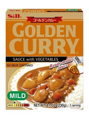 S&B Sos Curry łagodny (230gx5)x6