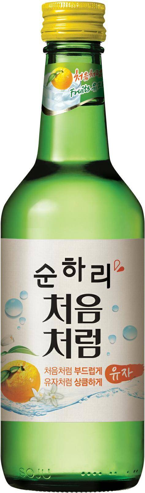 LOTTE Soju Chum Churum Yuzu (12%alk) 350 ml 