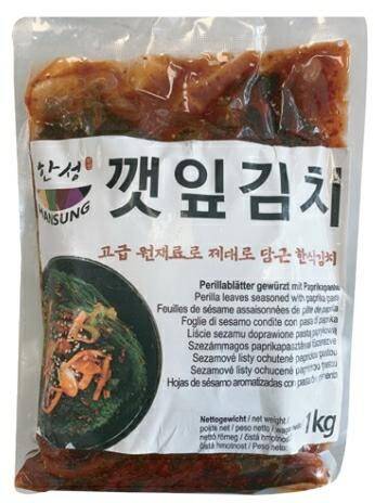 Kimchi przyprawione liście sezamu 1kg
