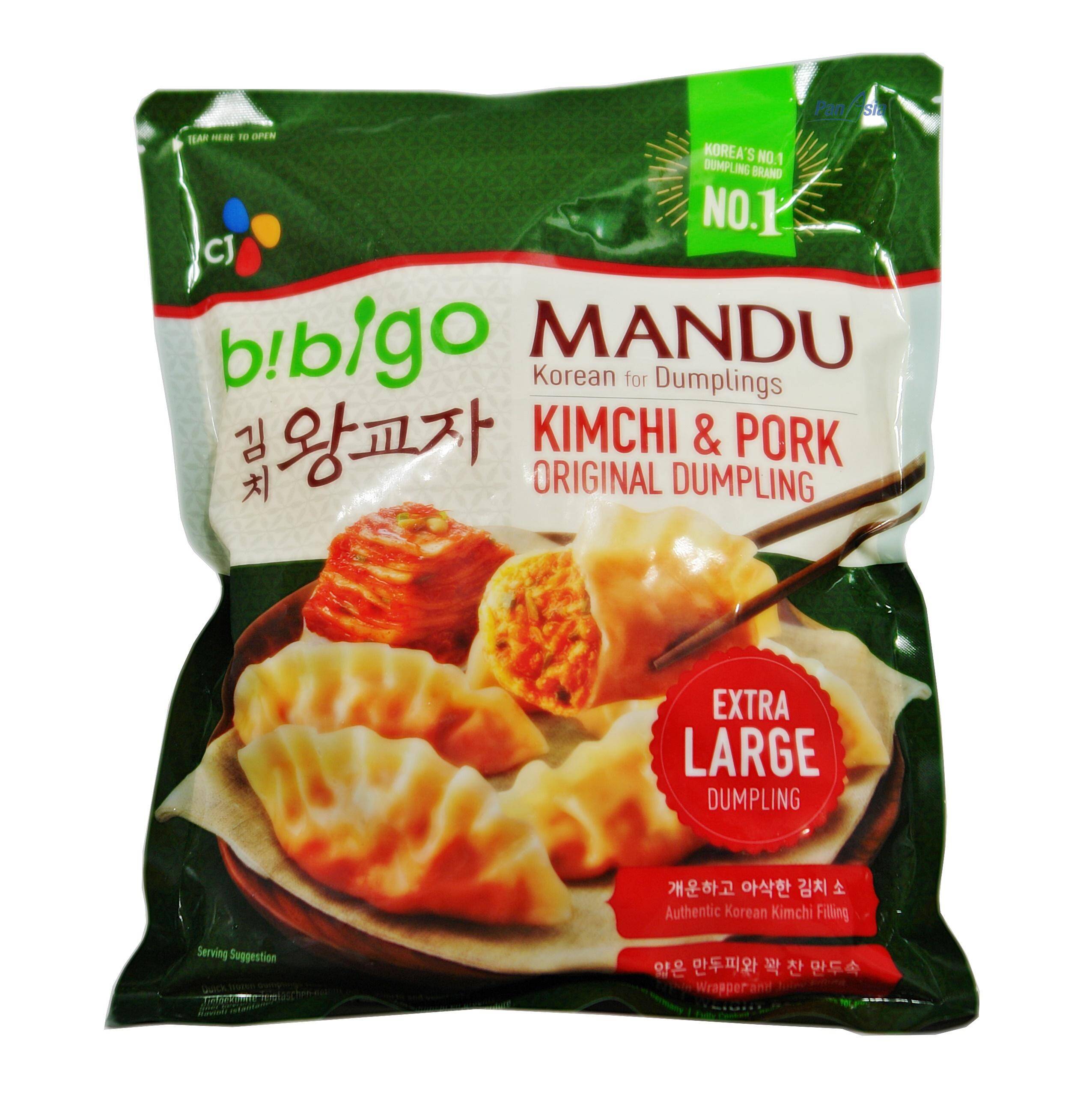 Mandu Bibigo Kimchi & Pork 525g (Zdjęcie 1)
