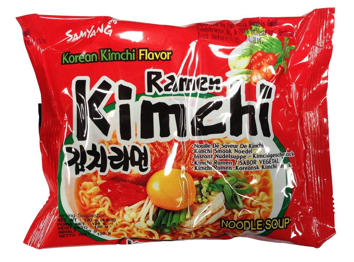 Ramen kimchi `SY` 120g 김치라면(삼양)