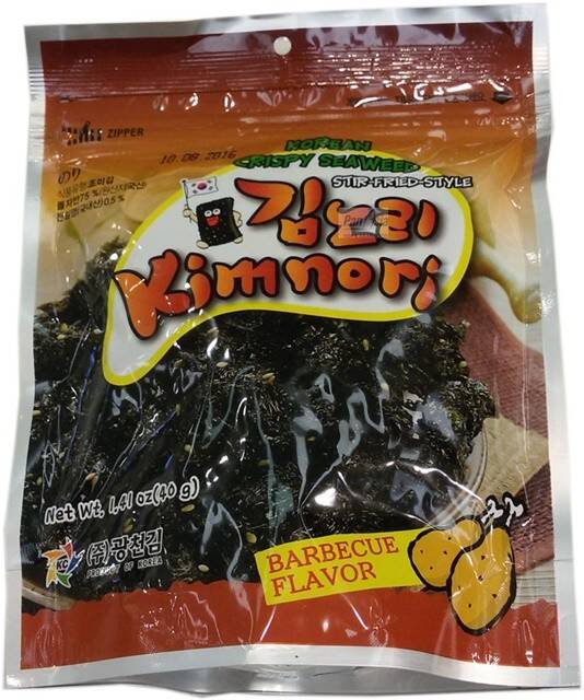 Nori chipsy koreańskie z BBQ 40g