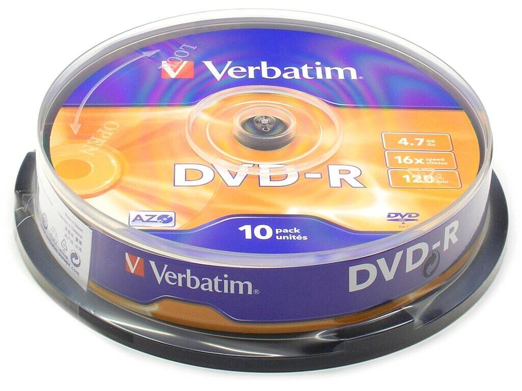 DVD-R/10 VERBATIM (Zdjęcie 1)