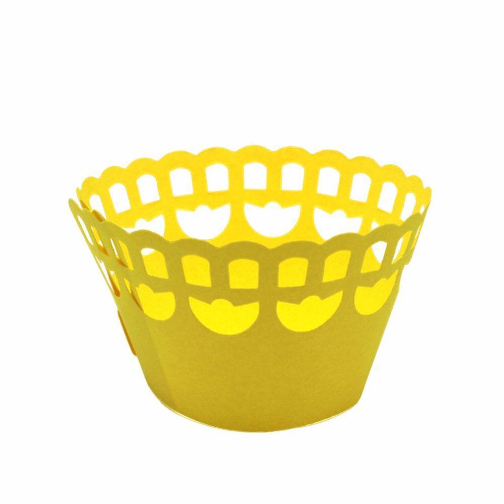 Owijki na muffiny (50sztuk) żółte
