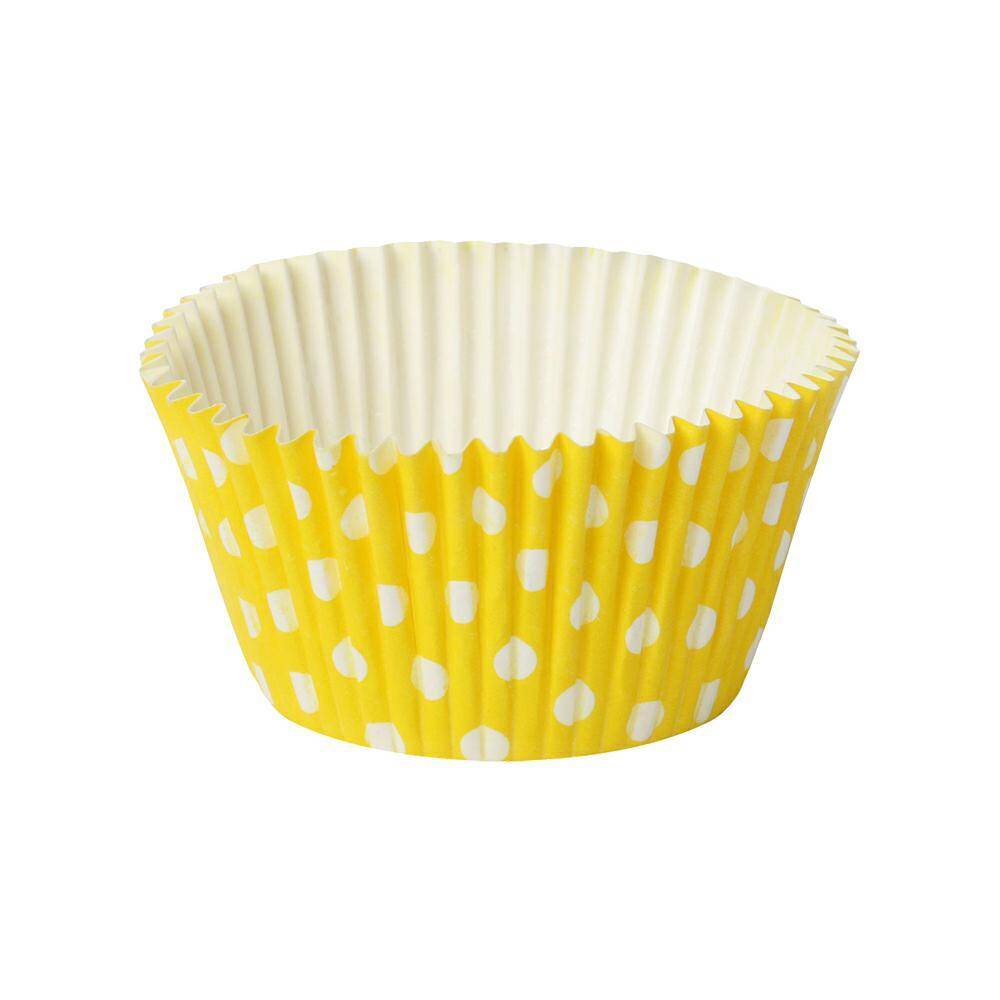 Cupcake Polka 50/40 żółty