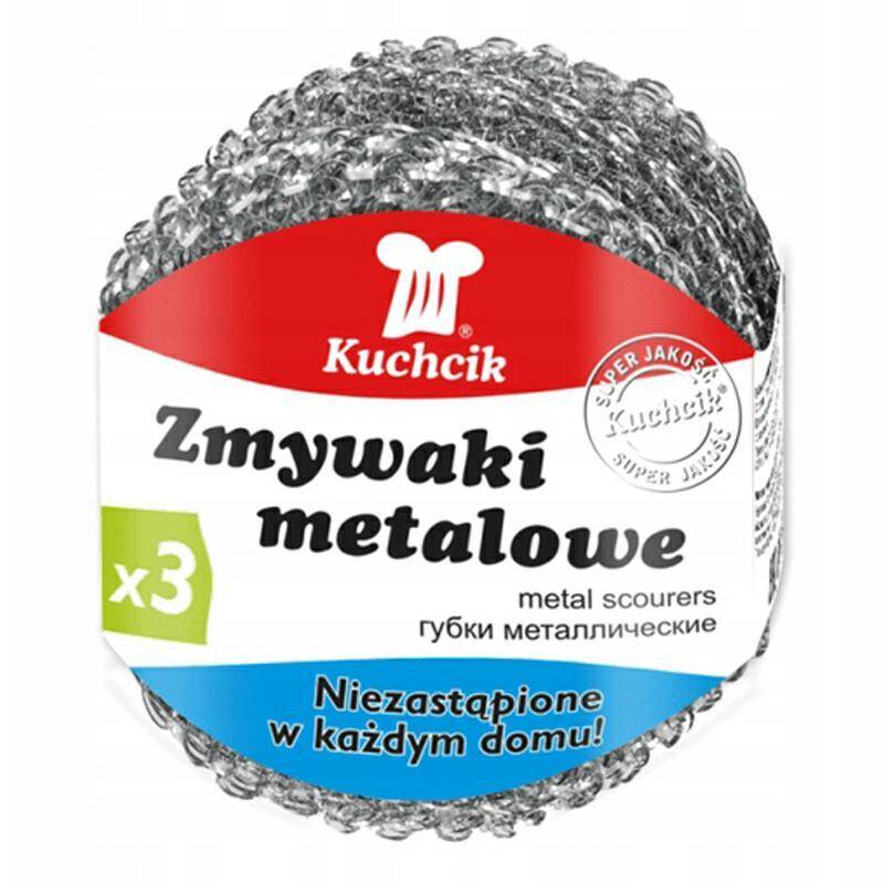 Zmywak-druciak metalowy mały a 3szt.