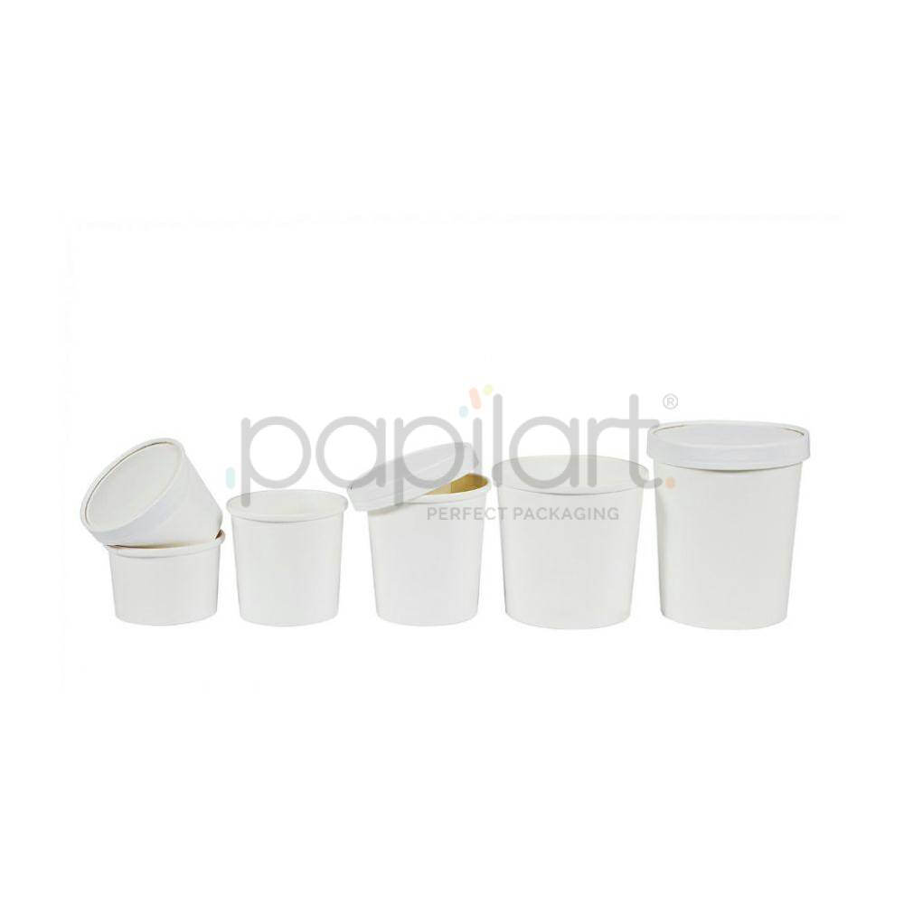 Kubki do lodów ICB1000 (1000ml) białe
