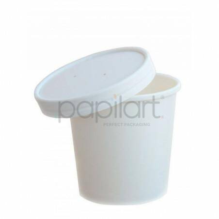 Kubki do lodów białe 470ml (20x25szt)