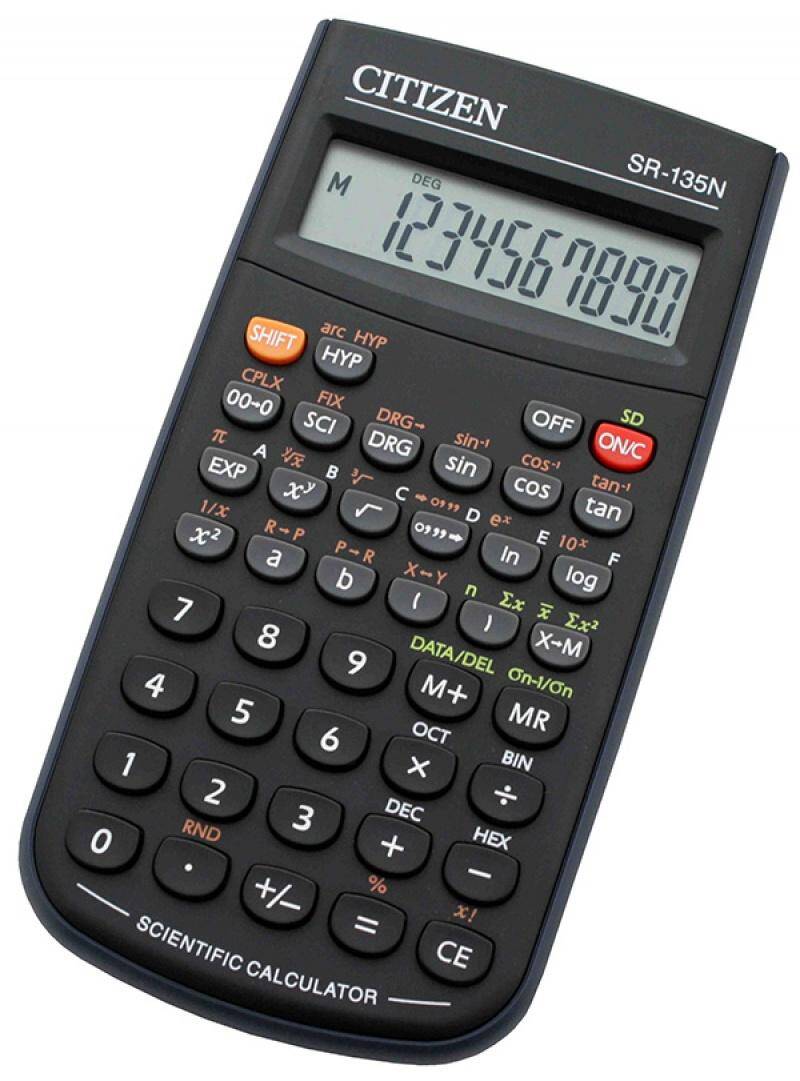 Kalkulator naukowy CITIZEN SR-135N