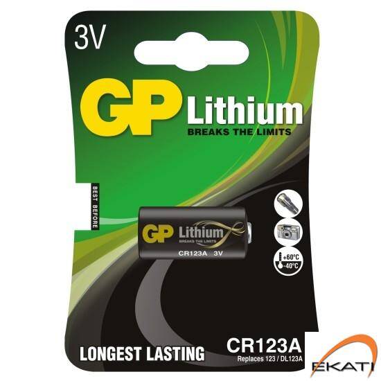 Bateria litowa GP DL123A 3.0V