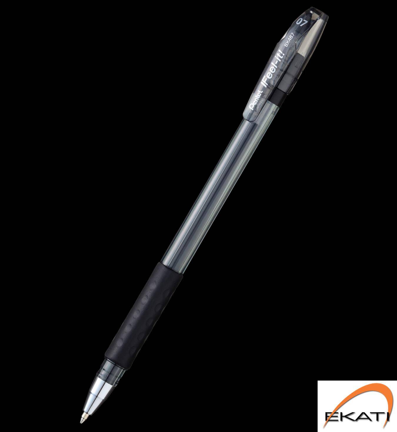 Długopis 0 7mm czarny BX487-A PENTEL