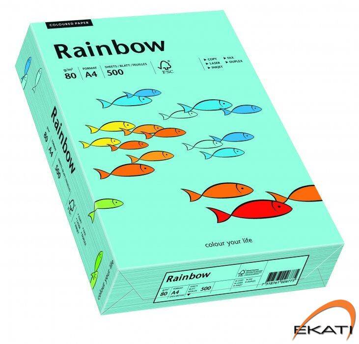 Papier xero kolorowy RAINBOW morski R84