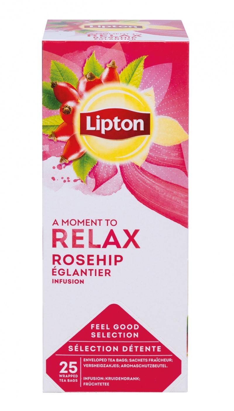 Herbata LIPTON Relax  dzika róża  25