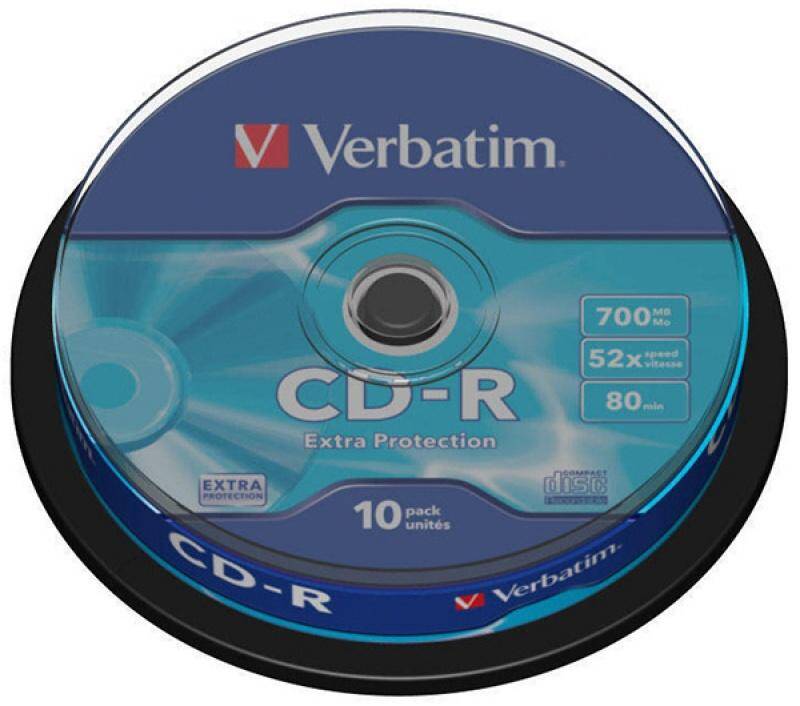 Płyta CD-R VERBATIM  700MB  prędkość