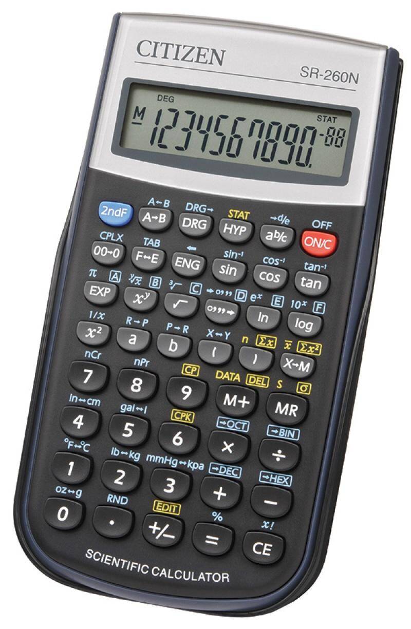 Kalkulator naukowy CITIZEN SR-260N
