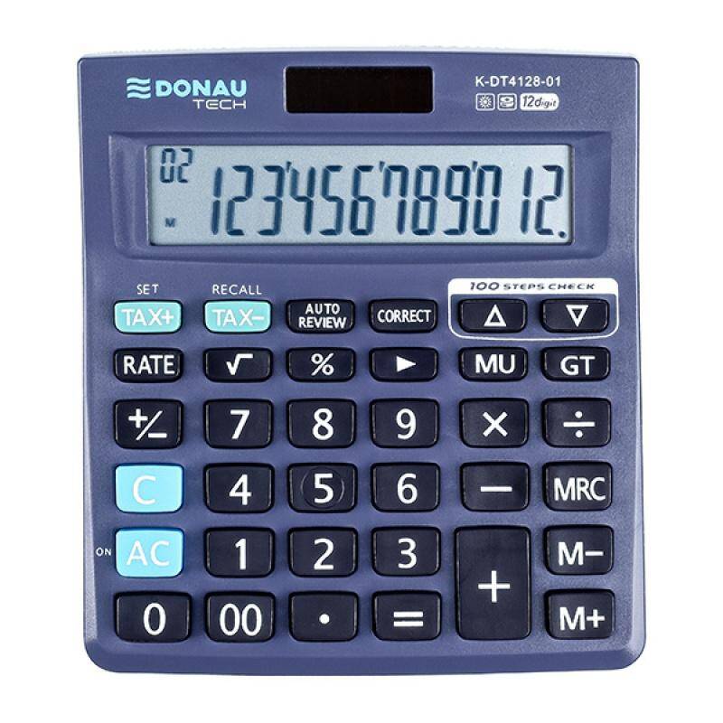 Kalkulator biurowy DONAU TECH  12-cyfr.