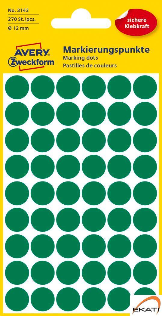 Kółka do zaznaczania zielone 3143 Q12 5