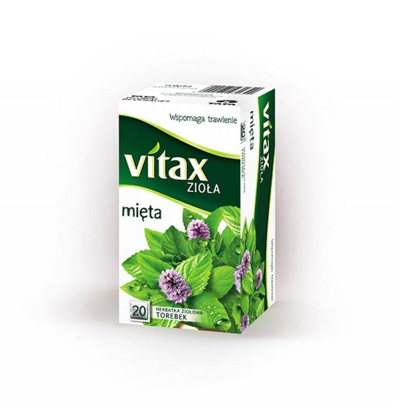 Herbata VITAX  mięta  20 torebek
