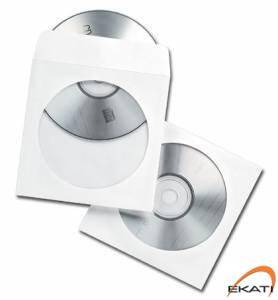 Koperty NC samoklejące CD SK białe 90g