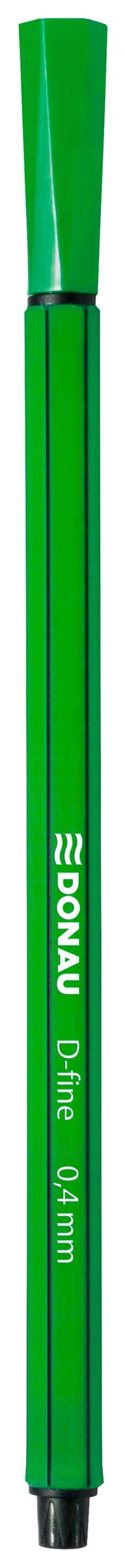 Cienkopis DONAU D-Fine  0 4 mm  zielony